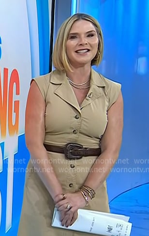 Jenna's brown leather belt on Today