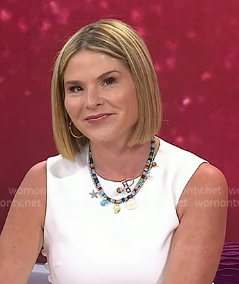 Jenna's multicolor beaded necklace on Today