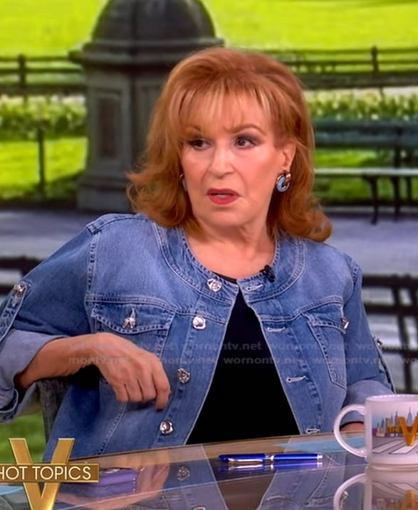 Joy's denim jacket on The View