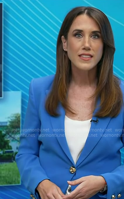 Maggie's blue blazer on Today