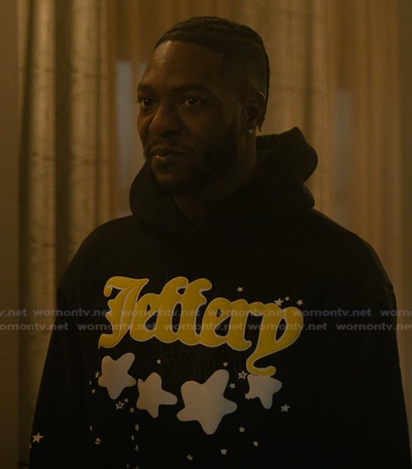 Reg's Jeffery hoodie on The Chi