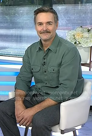 Will Forte's green shirt on Today