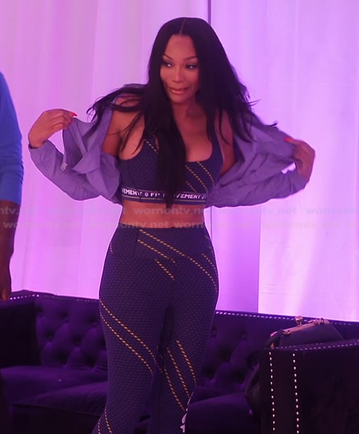 Angela's sports bra and leggings on The Real Housewives of Atlanta