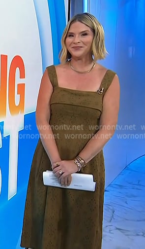 Jenna's brown eyelet dress on Today