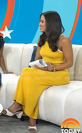 Kaylee's ivory heel sandals on Today