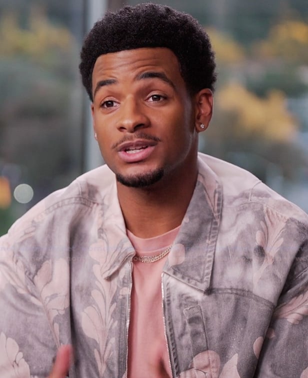 KJ's floral print jacket on All American