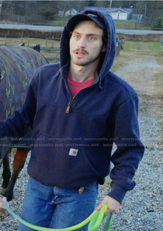 Liam's blue hoodie on Next Gen NYC