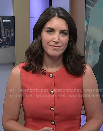 Liz’s orange vest on Today