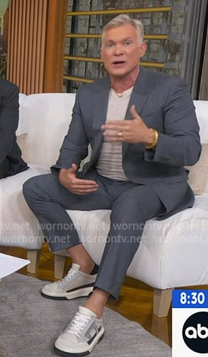Sam Champion's sneakers on Good Morning America