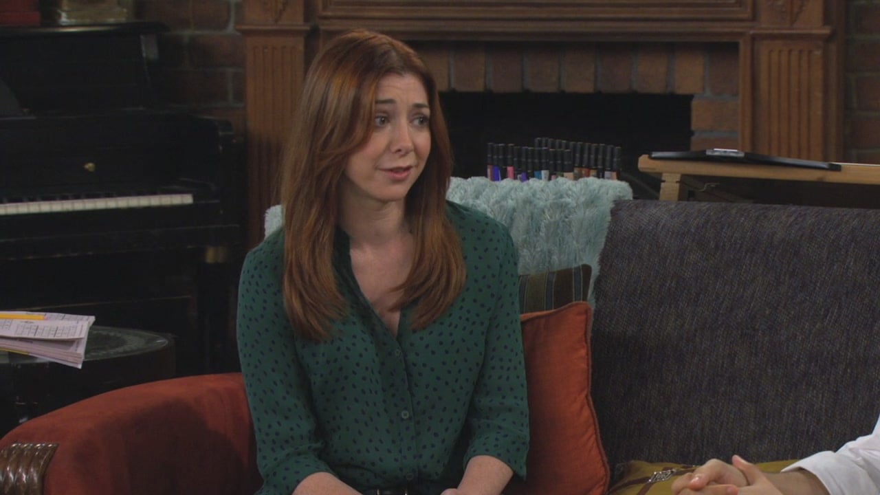 Lily’s green spotty blouse on How I met your mother
