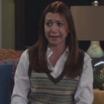 Lily’s green knit vest on How I met your mother
