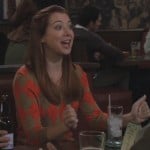 Lily’s orange argyle sweater on How I met your mother