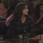 Robins dark grey striped sweater on How I met your mother