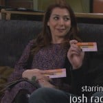 Lily’s floral dress with black vest and boots on How I met your mother