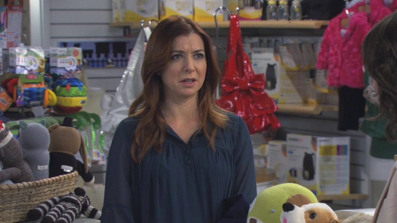 Lily’s blue dress on How I met your mother