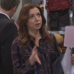 Lily’s striped longsleeve shirt dress on How I met your mother