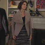 Robin’s light brown open jacket on How I met your mother