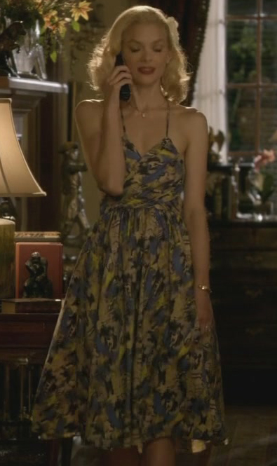 Lemon’s patterned dress on Hart of Dixie