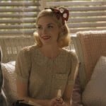 Lemon’s polka dot blouse with cream and red headband on Hart of Dixie