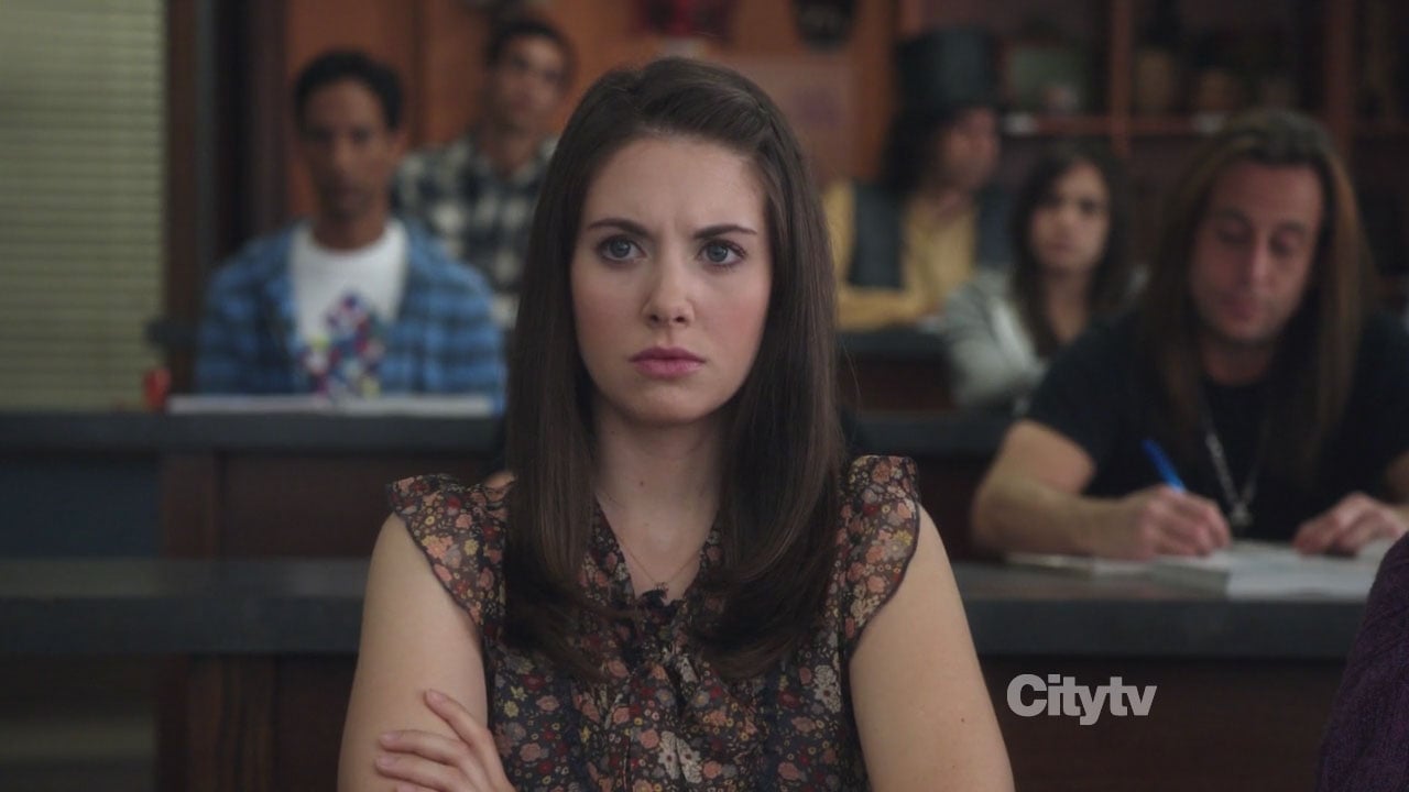 Annie’s brown floral blouse on Community