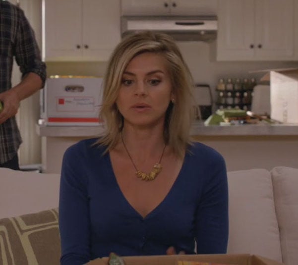 Jane’s blue sweater on Happy Endings