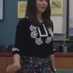 Annie’s black and white sweater from Community