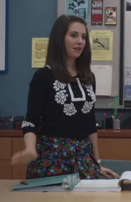 Annie’s black and white sweater from Community
