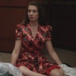 Annie’s red wrap style dress from Community