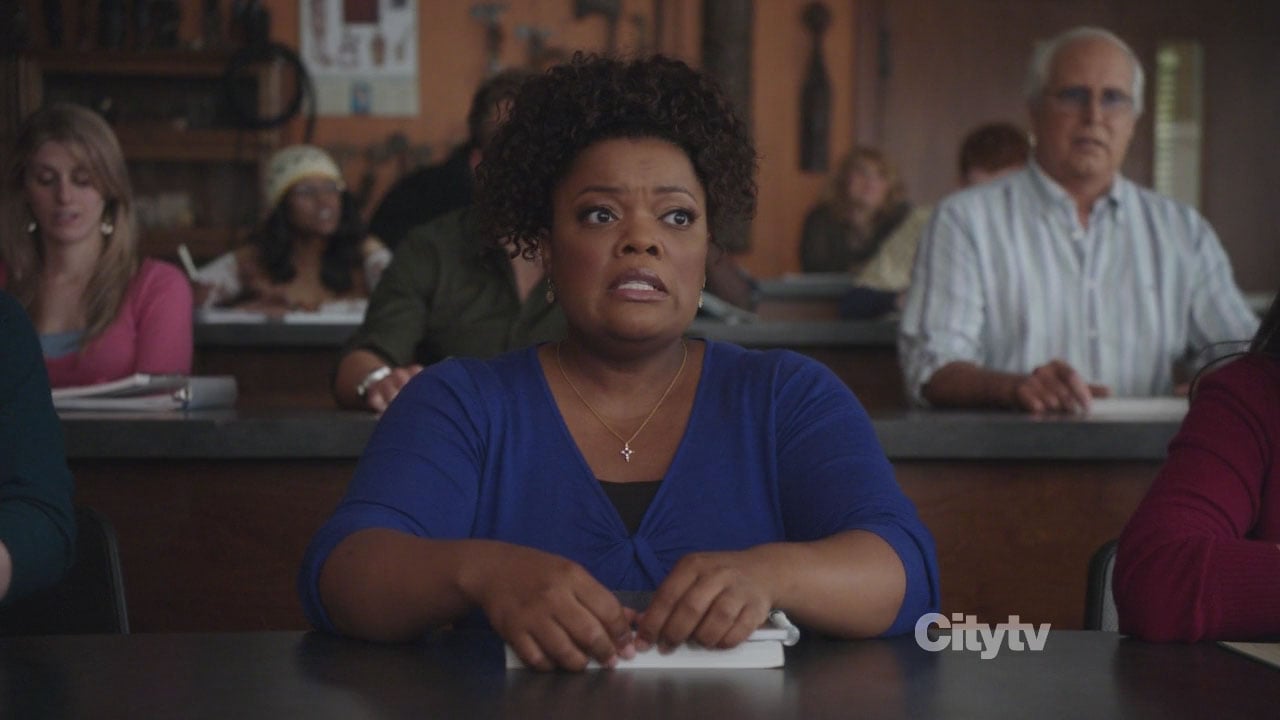 Shirley’s blue top from Community