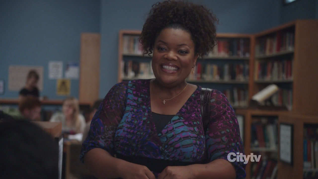 Shirley’s purple and blue blouse from Community