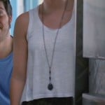 Alex’s white tank top  on Happy Endings