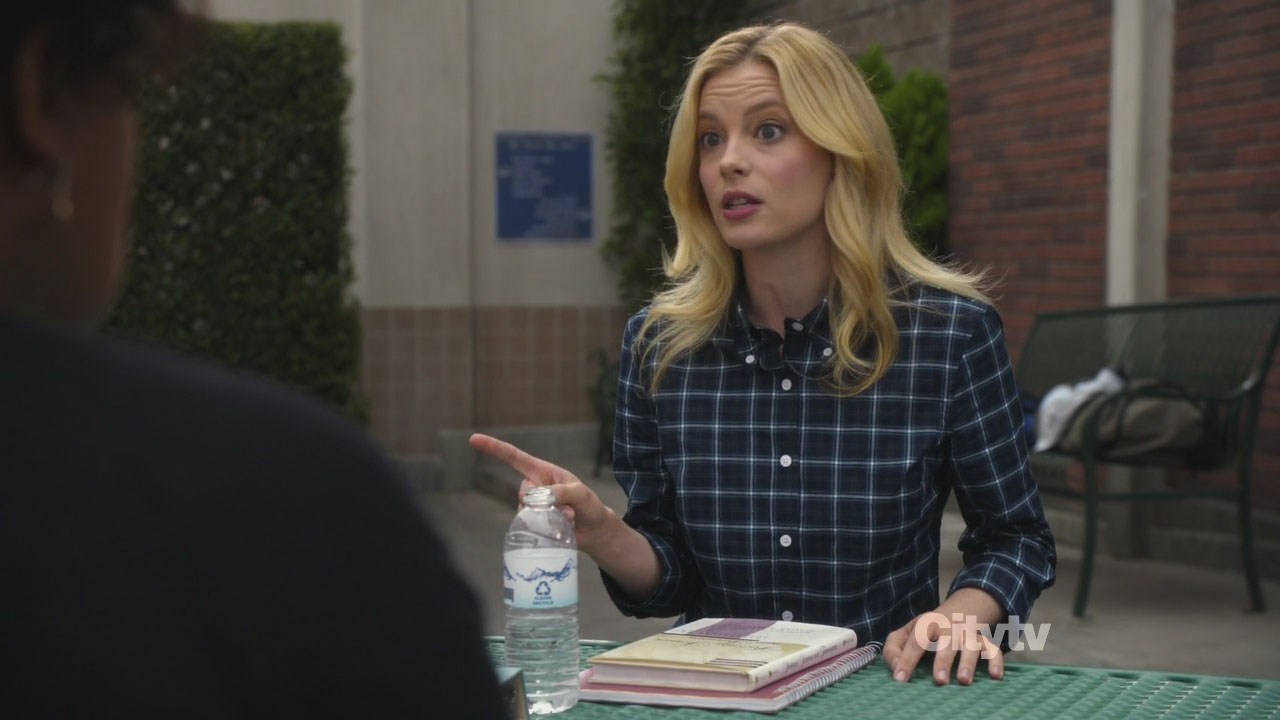 Britta’s blue plaid shirt  on Community