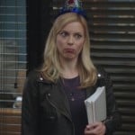 Britta’s black leather jacket on Community