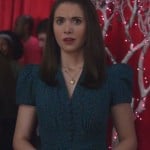 Annie’s blue floral puff sleeve dress on Community