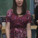 Annie’s maroon floral dress from Community