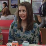 Annie’s grey and blue floral sweater