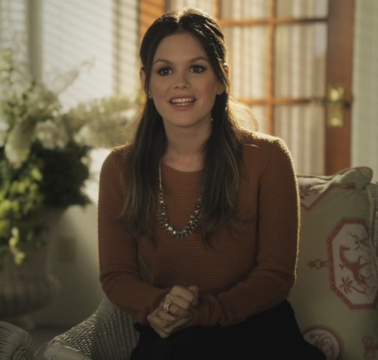 Zoe’s mustard sweater on Hart of Dixie