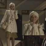 Lemon’s white knit beanie and bow scarf on Hart of Dixie