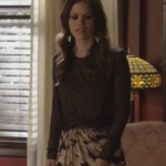 Zoe’s brown longsleeve top and skirt on Hart of Dixie