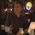 Jane’s brown jacket on Happy Endings