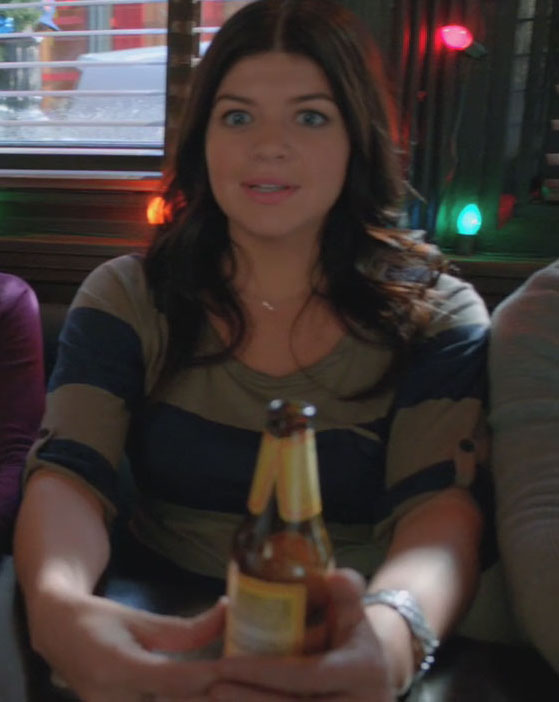 Penny’s striped top on Happy Endings