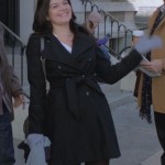 Penny’s black coat on Happy Endings