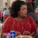 Shirley’s orange and red blouse on Community