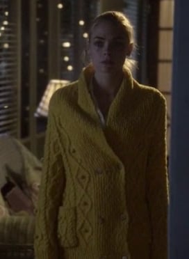 Lemon’s yellow cable knit cardigan on Hart of Dixie