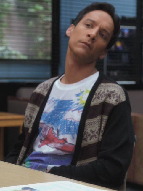 Abed’s scribble drawing shirt on Community