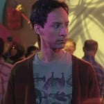 Abed’s grey animal shirt on Community