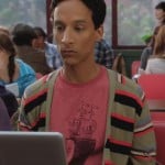 Abed’s red ship shirt on Community