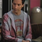 Abed’s grey chicken suds shirt on Community