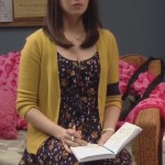 Annie’s floral dress with yellow cardigan on Community