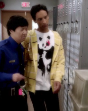 Abed’s panda shirt on Community